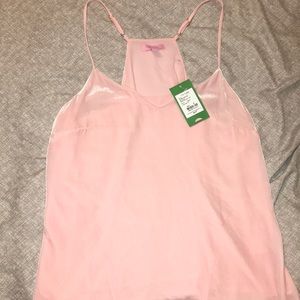 pink velvet lily pulitzer tank